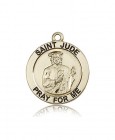 St. Jude Medal, 14 Karat Gold