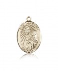 St. Margaret Mary Alacoque Medal, 14 Karat Gold, Large
