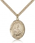 Our Lady of the Railroad Medal, Gold Filled, Large