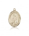 St. Basil the Great Medal, 14 Karat Gold, Large