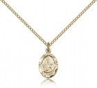 St. Theresa Medal, Gold Filled