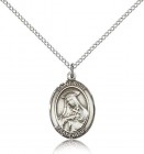 St. Rose of Lima Medal, Sterling Silver, Medium