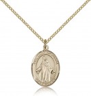 Our Lady of Peace Medal, Gold Filled, Medium
