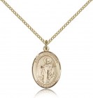 St. Wolfgang Medal, Gold Filled, Medium