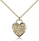 St. Michael the Archangel Medal, Gold Filled