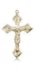 Crucifix Pendant, 14 Karat Gold