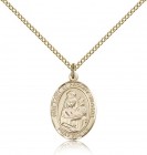 Our Lady of Prompt Succor Medal, Gold Filled, Medium