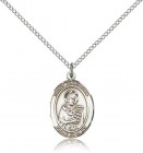 St. Christian Demosthenes Medal, Sterling Silver, Medium