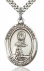 St. Anastasia Medal, Sterling Silver, Large