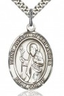 St. Joseph of Arimathea Medal, Sterling Silver, Large