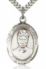 St. Josephine Bakhita Medal, Sterling Silver, Large