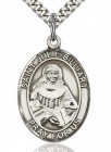 St. Julie Billiart Medal, Sterling Silver, Large