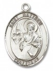 St. Matthew the Apostle Medal, Sterling Silver, Large