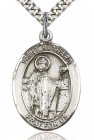 St. Richard Medal, Sterling Silver, Large