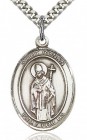 St. Ronan Medal, Sterling Silver, Large