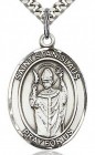 St. Stanislaus Medal, Sterling Silver, Large