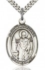 St. Wolfgang Medal, Sterling Silver, Large