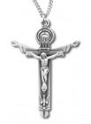 Trinity Crucifix Pendant Sterling Silver