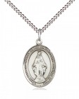 Women's Pewter Oval Miraculous Medal