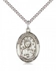 Women's Pewter Oval Our Lady of La Vang Medal