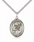 Women's Pewter Oval St. Agatha Medal