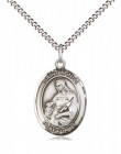 Women's Pewter Oval St. Agnes of Rome Medal