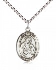 Women's Pewter Oval St. Ann Medal