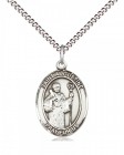 Women's Pewter Oval St. Augustine Medal