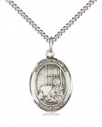 Women's Pewter Oval St. Benjamin Medal