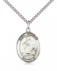Women's Pewter Oval St. Charles Borromeo Medal