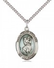 Women's Pewter Oval St. Christopher Medal