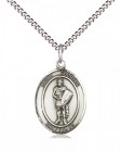 Women's Pewter Oval St. Florian Medal