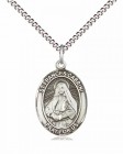 Women's Pewter Oval St. Frances Cabrini Medal