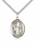 Women's Pewter Oval St. Genevieve Medal