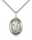 Women's Pewter Oval St. James the Greater Medal