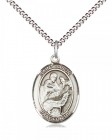 Women's Pewter Oval St. Jason Medal