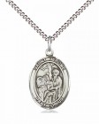 Women's Pewter Oval St. Jerome Medal