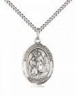 Women's Pewter Oval St. John the Baptist Medal