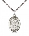 Women's Pewter Oval St. Joseph Medal