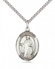 Women's Pewter Oval St. Justin Medal