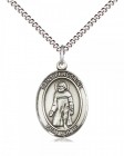 Women's Pewter Oval St. Peregrine Laziosi Medal