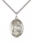 Women's Pewter Oval St. Raphael the Archangel Medal