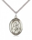 Women's Pewter Oval St. Rita of Cascia Medal