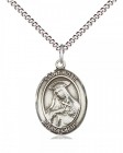 Women's Pewter Oval St. Rose of Lima Medal