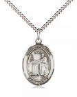 Women's Pewter Oval St. Valentine of Rome Medal