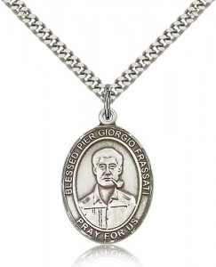 Blessed Pier Giorgio Frassati Medal, Sterling Silver, Large [BL0025]