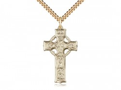 Celtic Cross Pendant, Gold Filled [BL6329]