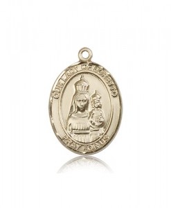 Our Lady of Loretto Medal, 14 Karat Gold, Large [BL0363]