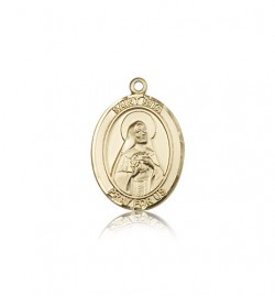 St. Rita of Cascia Medal, 14 Karat Gold, Medium [BL3250]