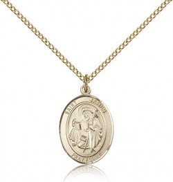 St. James the Greater Medal, Gold Filled, Medium [BL2146]